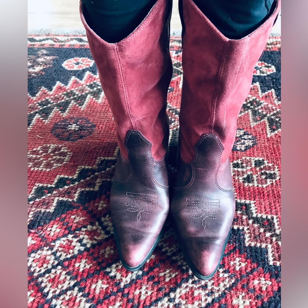AMERICA by azaleia Cowboy Boots Made in Brazil Size 11 - Picture 14 of 16